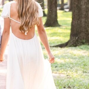 Worth collective August open back dress